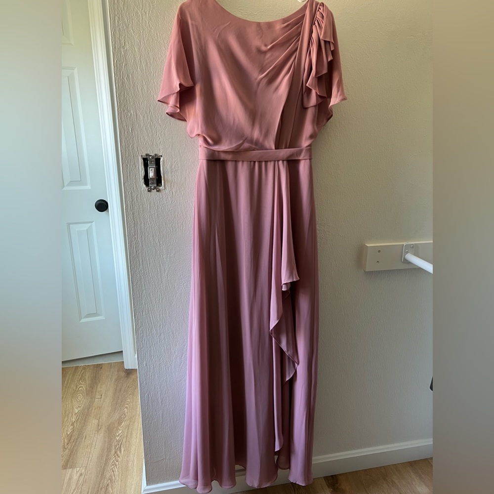 Azazie muave bridesmaid dress